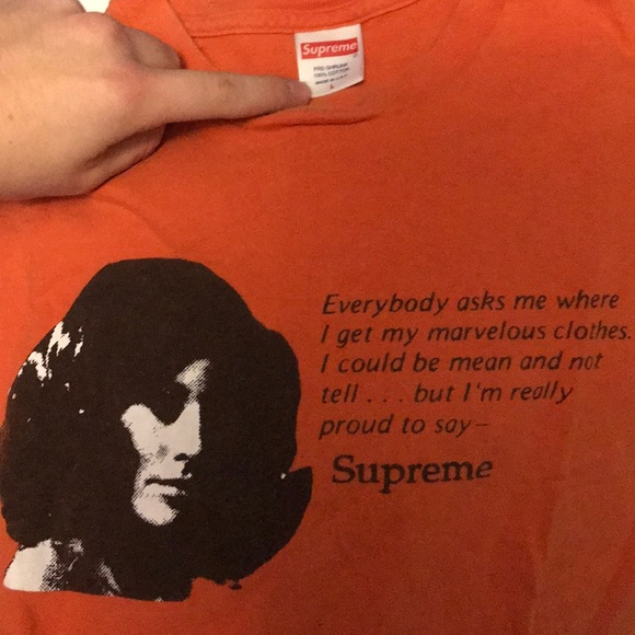 supreme mean tee